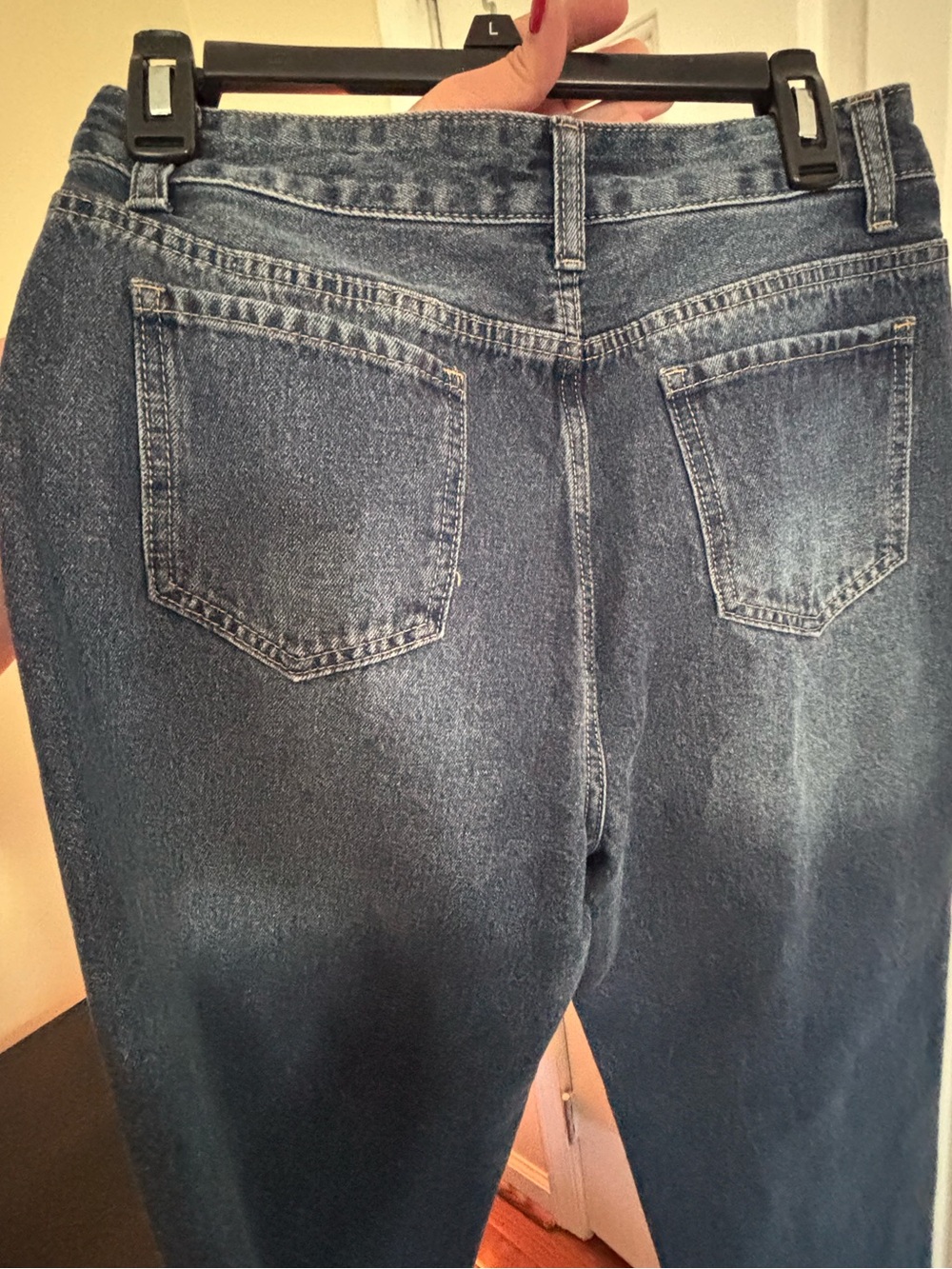 SHEIN Washed Black High-Rise Wide Leg Jeans - Picture 5 of 5
